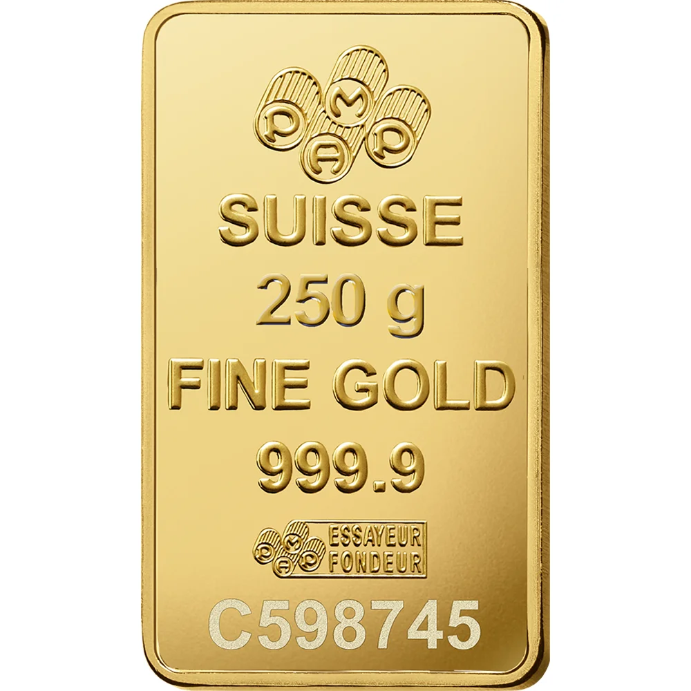 Fortuna Gold Minted Bar - 250g