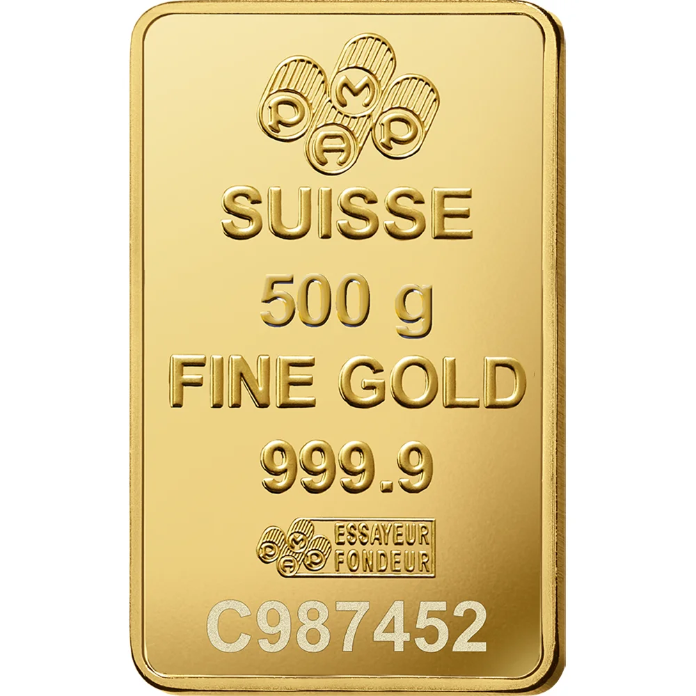 Fortuna Gold Minted Bar - 500g