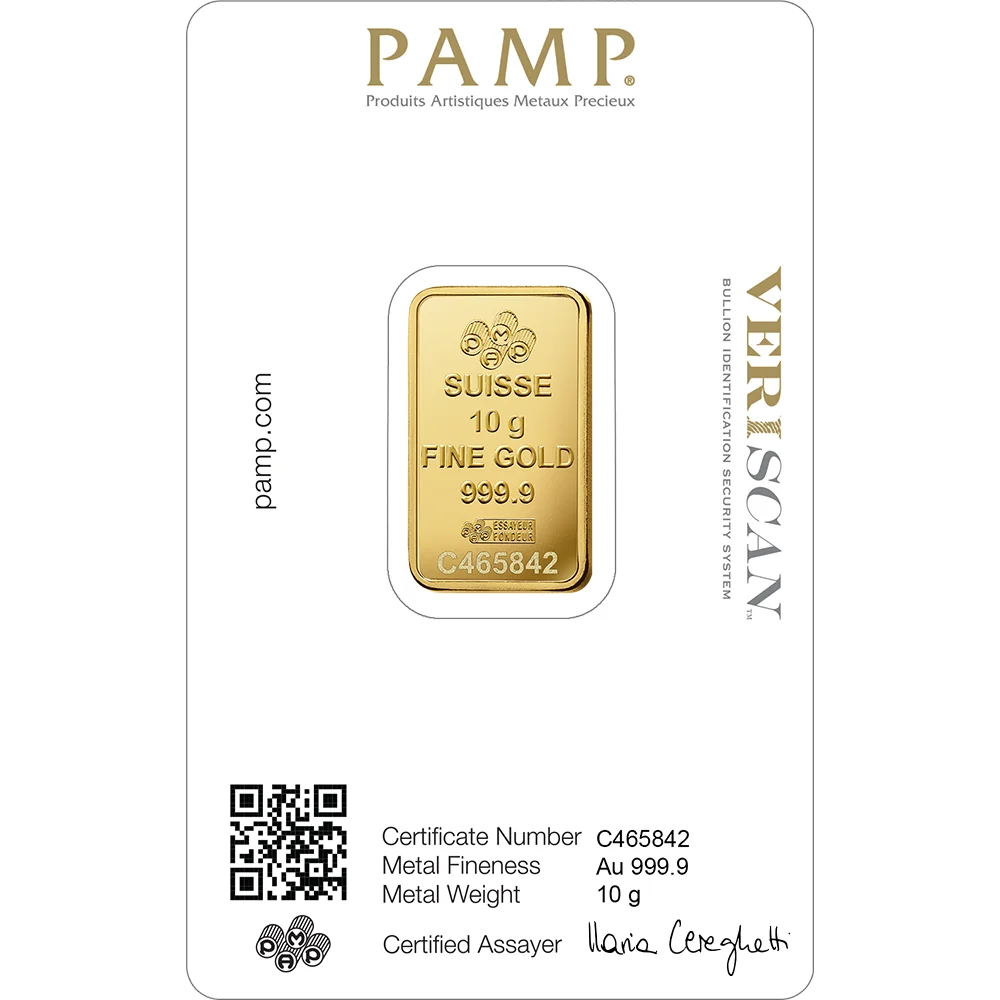 Fortuna Gold Minted Bar - 10g