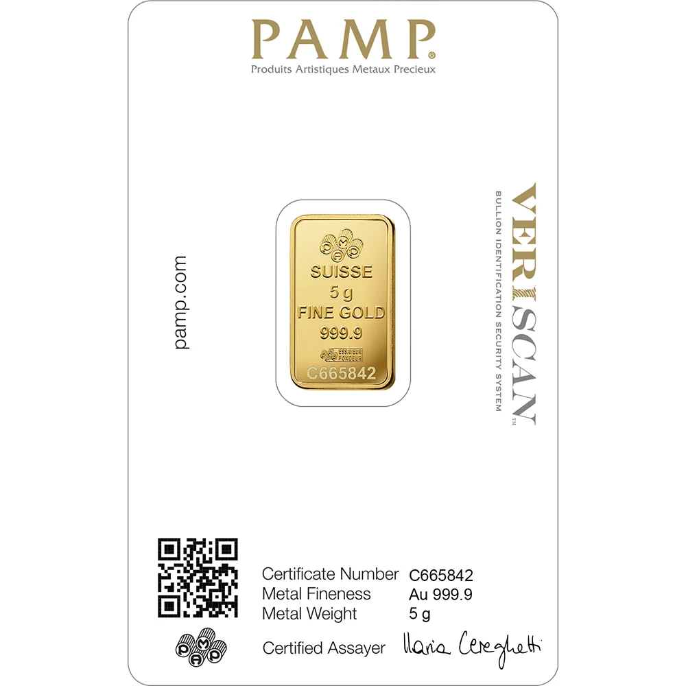 Fortuna Gold Minted Bar - 5g